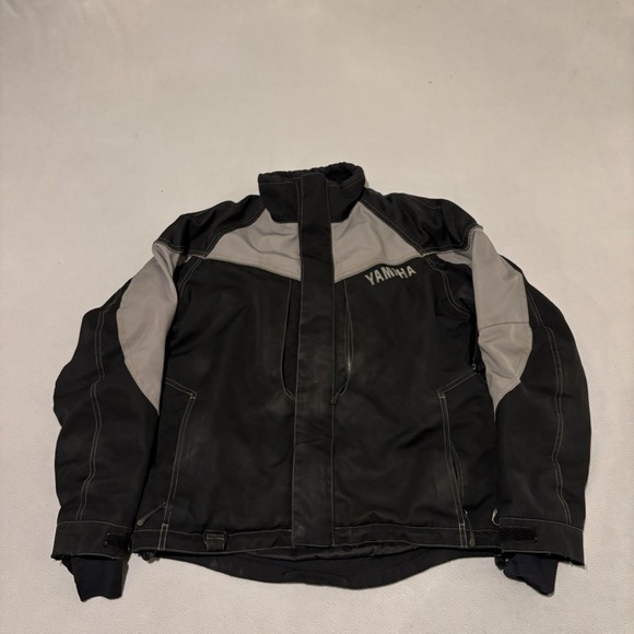 Yamaha Motor Other - Yamaha Motor Mens Motorcycle Riding Jacket Black Colorblock Small Biker Grunge